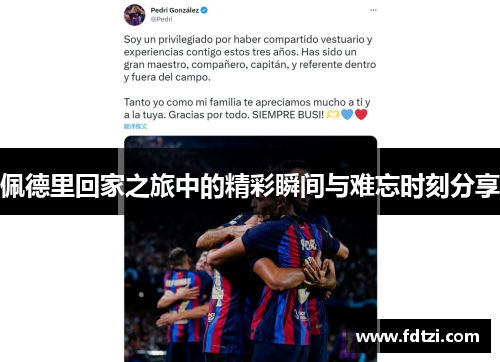 佩德里回家之旅中的精彩瞬间与难忘时刻分享